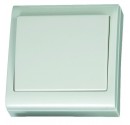 Interruptor de  superficie blanco LG80 Focus, 80x80mm. 10A, 250V- Policarbonato.