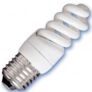 Caja 10 bombillas bajo consumo MicroEspiral 11W E27 4200K día