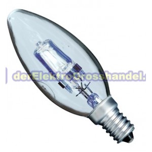 E14 Eco-Halogen, Kerzenform Lampe, 28W, 350lm