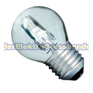 E27 Eco-Halogen, kugelform, klar Lampe, 42W, 630lm