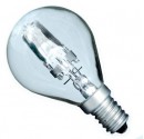 Caja 10 bombillas halógena ahorro consumo tipo incandescente esférica clara 42W(60W) E14