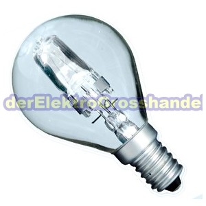 E14 Eco-Halogen, kugelform Lampe, 28W, 350lm