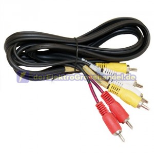 Stereo Audio-Verbindung 3RCA Stecker x 3RCA Stecker 1,5m