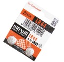 Caja 10 u. Pila alcalina LR44 1,5 V Maxell.