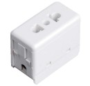Modulo Base Euro americana estanco para caja exterior IP55 16A 250V.