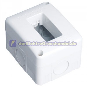 Wasserdicht Geh&auml;use f&uuml;r Oberfl&auml;che, 1-Modul, IP40