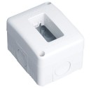Caja estanca de superficie para 1 modulo/hueco IP40