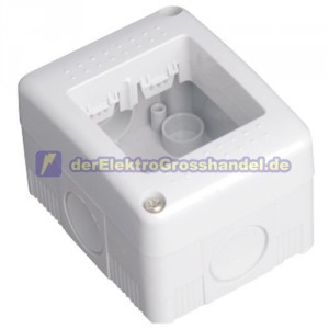 Wasserdicht Geh&auml;use f&uuml;r Oberfl&auml;che, 2-Module, IP40