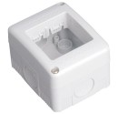 Caja estanca de superfcie para 2 modulos/huecos IP40