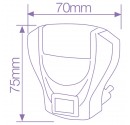 Luz de noche angulo recto con interruptor 1W 230V - En Blister.
