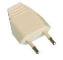 Clavija bipolar 4 mm. 10A - 250V