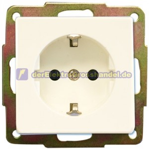 Unterputz-Schutzkontaktsteckdose Schuko, zweipolige, 16A, 250V