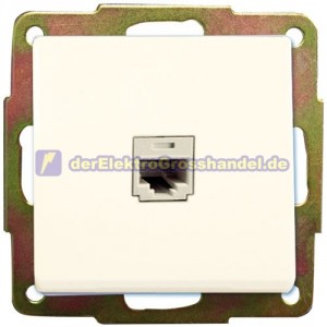Unterputz Netzwerkdose RJ45 aus Polycarbonat, 56x56mm
