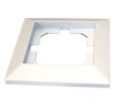 Embellecedor de empotrar Blanco para 1 modulo/hueco 82x82cm.
