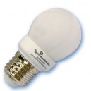 Caja 10 bombillas bajo consumo esférica 11W E14 2700K Cálida