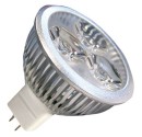 Caja 10 bombillas LED 3x2W (6W) MR16 12V 2700K cálida