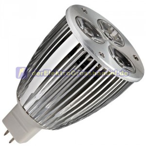 MR16 G5,3 LED-Lampe 7,5W Ultra-helle 12V, 6400K, 50&ordm;