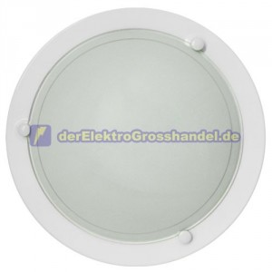 Rund Deckenleuchte aus Aluminium, wei&szlig;, &oslash;290mm