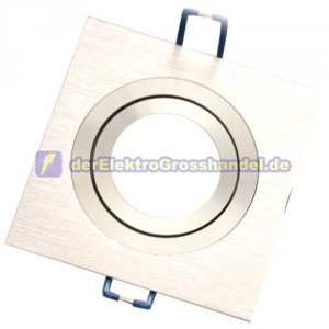 Quadratisch glatte Einbauleuchten Ring aus Aluminium