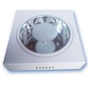 Downlight superficie cuadrado , 2xE27, 2x25W - Blanco..