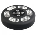 Linterna circular de goma de 21 LEDs con gancho para colgar