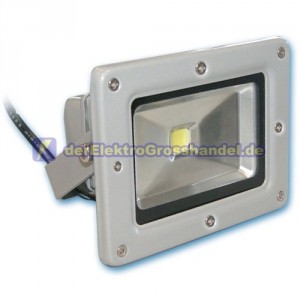 LED-Strahler aus Aluminium, Hochglanz, 30W 2100lm 6000K