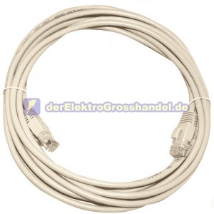 Netzwerkkabel UTP CAT 5e 7,5m wei&szlig;
