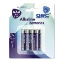 Caja 10 blisters de 4 unidades de pilas alkalinas LR-03 (AAA) GSC