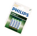 Caja 12 blisters de 4 unidades de pilas salinas R-03 (AAA) PHILIPS
