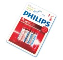 Caja 12 blisters de 4 unidades de pilas alkalinas LR-03 (AAA) PHILIPS