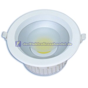 LED-Einbaudownlight  COB 25W 2200lm 4200K Tageslicht, rund, wei&szlig;