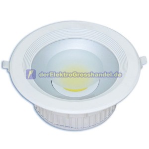 LED-Einbaudownlight  COB 30W 2700lm 4200K Tageslicht, rund, wei&szlig;