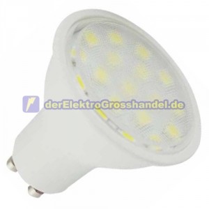 GU10 LED-Lampe 5W, warm Licht, 120&ordm;