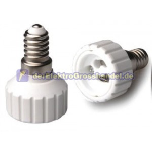 Lampensockel Adapter E14 - GU10
