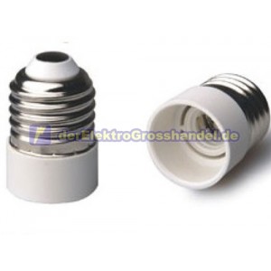 Lampensockel Adapter E27 - E14