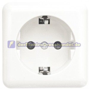 Aufputz-Schutzkontaktsteckdose Schuko, zweipolige, 16A, 250V, ALFA
