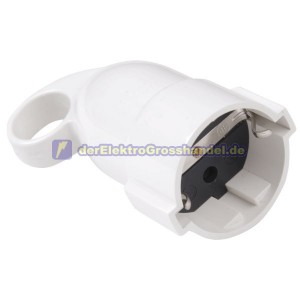 Zweipoligem Schutzkontaktstecker Sucko mit Erdung, ergonomisch