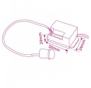 Detector de movimiento de empotrar 360º hasta 6 metros