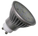 Caja de 10 Lámparas LED ultrabrillo GU10 de 51 leds de 120º cálida