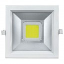 Downlight LED COB 30W 4000K 2700 Lm empotrable cuadrado