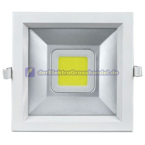LED-Einbaudownlight 30W 4200K 2700lm, quadratisch, wei&szlig;