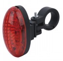 Luz trasera de Bicicleta de 5 Leds con fijación a la bici