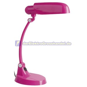 E27 Schreibtischlampe Charly, rosa
