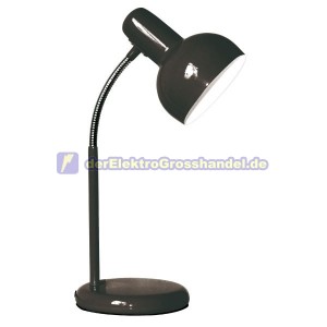 E27 Schreibtischlampe Boris, grau