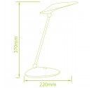 Lámpara Flexo LED Lether de sobremesa Blanca