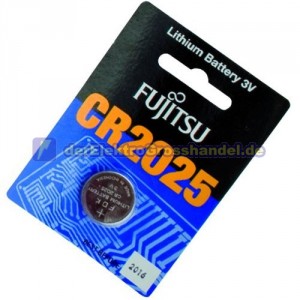 Box 20 Bliesters 1St. Lithium-Knopf Batterie CR2025 3V FUJITSU