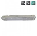 Pantalla Estanca T8 LED 2 x 60 cm (equivalente a 2x18W)