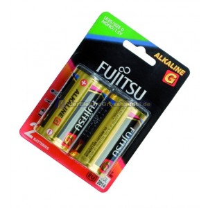 Box 10 Bliester x 2St. Mono-Batterie Alkaline FUJITSU LR20/D 1,5V