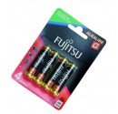 Caja 10 blisters 4 unidades de pilas alcalinas LR06 / AA 1,5 V Fujitsu