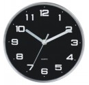 Reloj de Cocina Negro Ø25